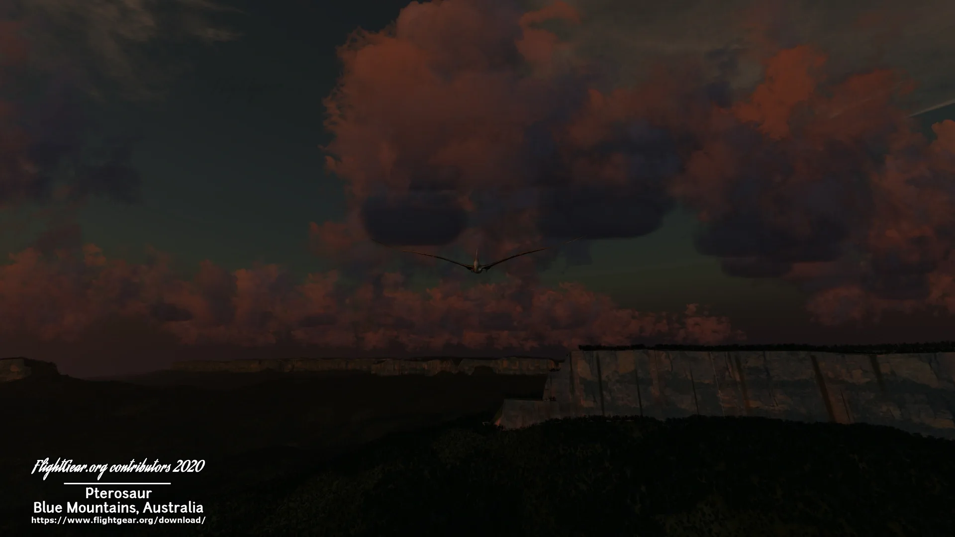 Captura de pantalla - FlightGear