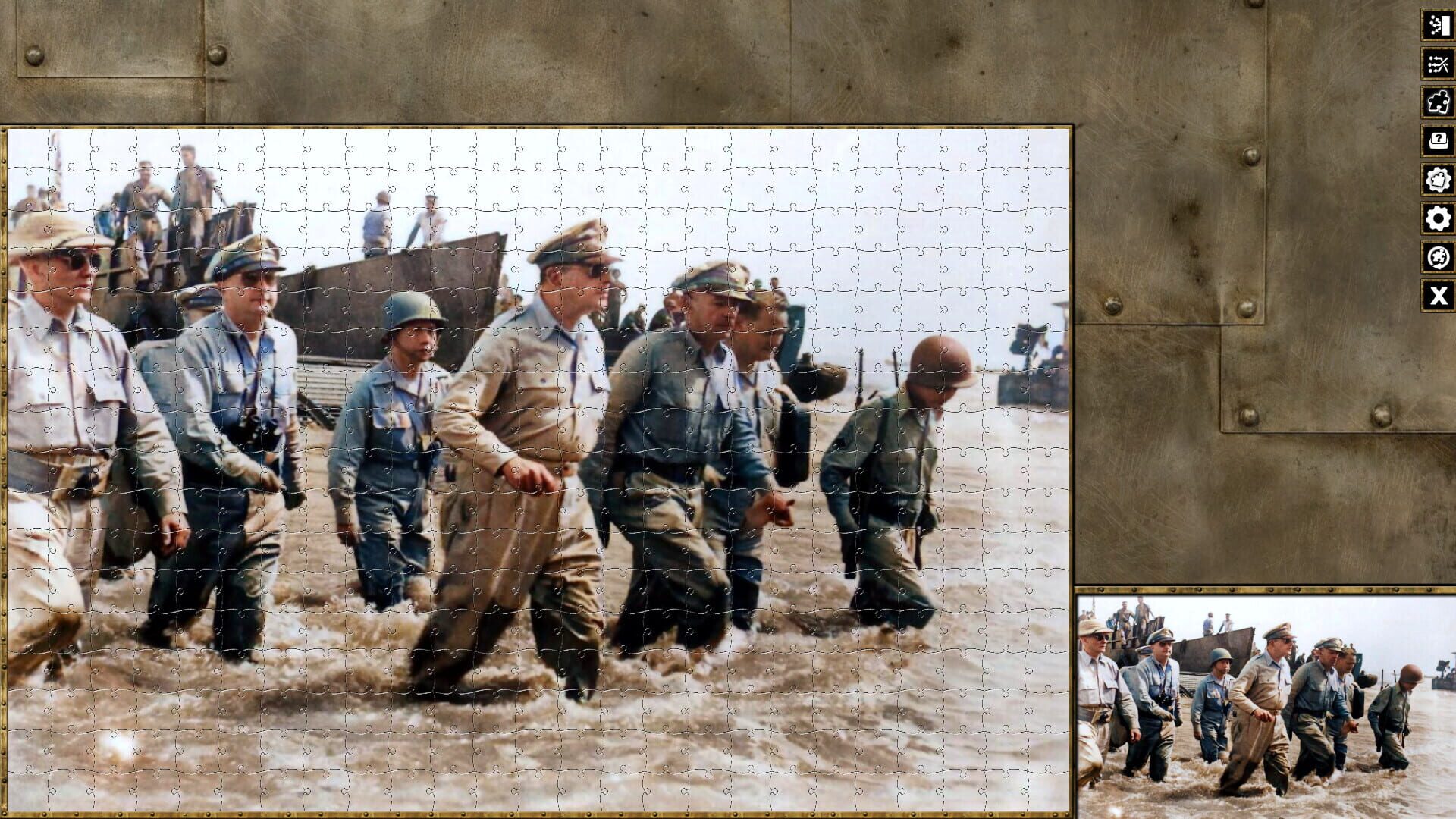 Pixel Puzzles WW2 Jigsaw: Battle of Leyte - Screenshot