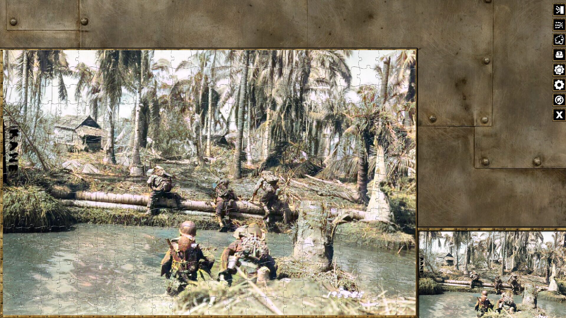 Pixel Puzzles WW2 Jigsaw: Battle of Leyte - Screenshot