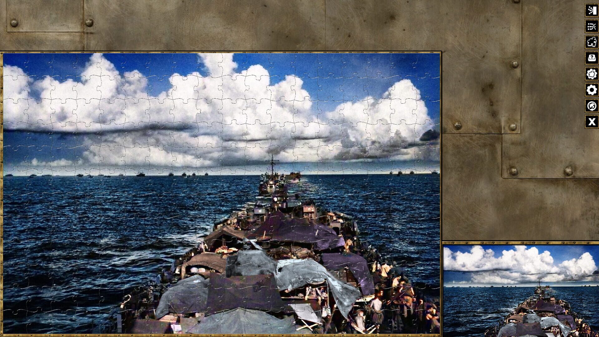 Pixel Puzzles WW2 Jigsaw: Battle of Leyte - Screenshot