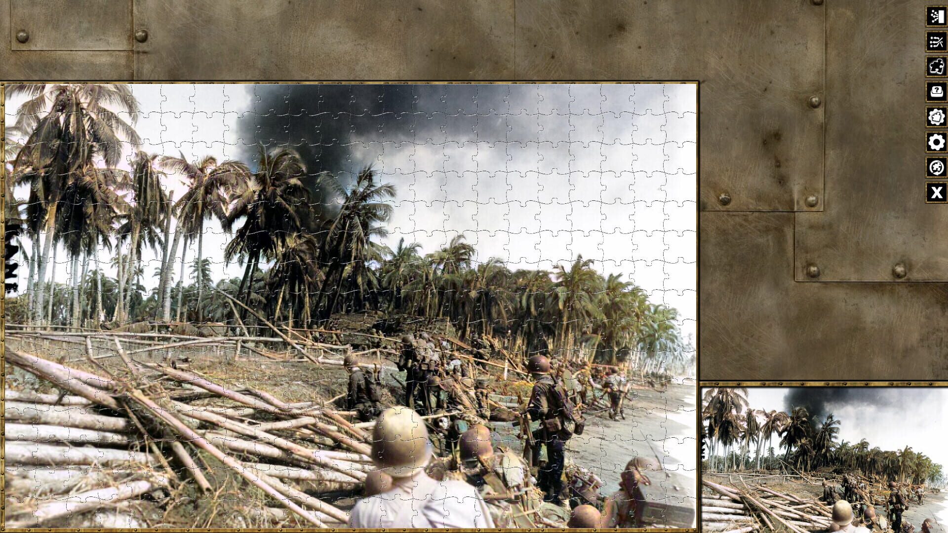Pixel Puzzles WW2 Jigsaw: Battle of Leyte - Screenshot