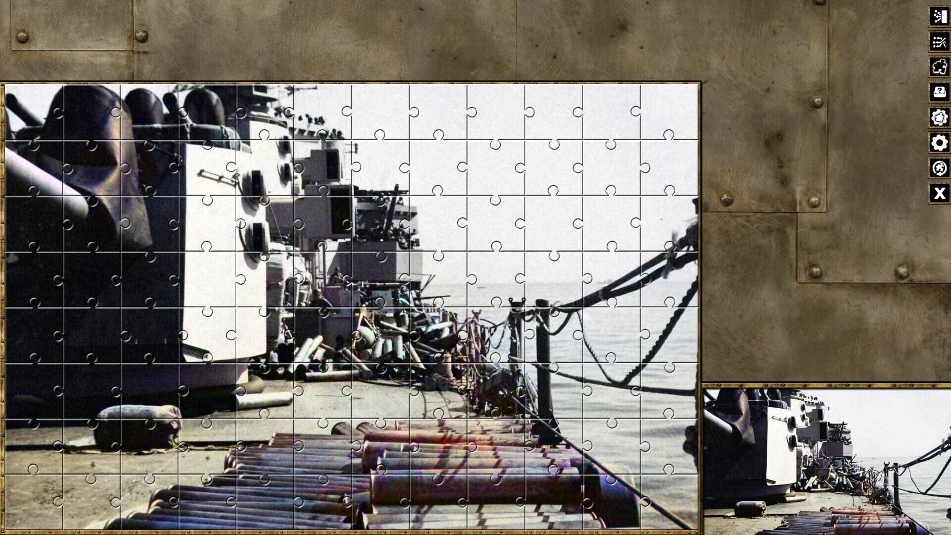 Pixel Puzzles WW2 Jigsaw: Battle of Leyte - Screenshot