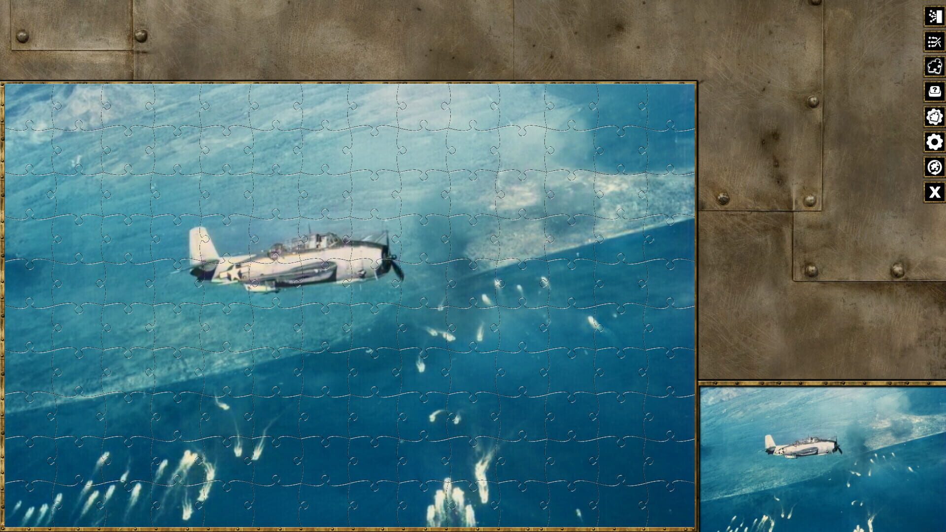 Pixel Puzzles WW2 Jigsaw: Battle of Leyte - Screenshot
