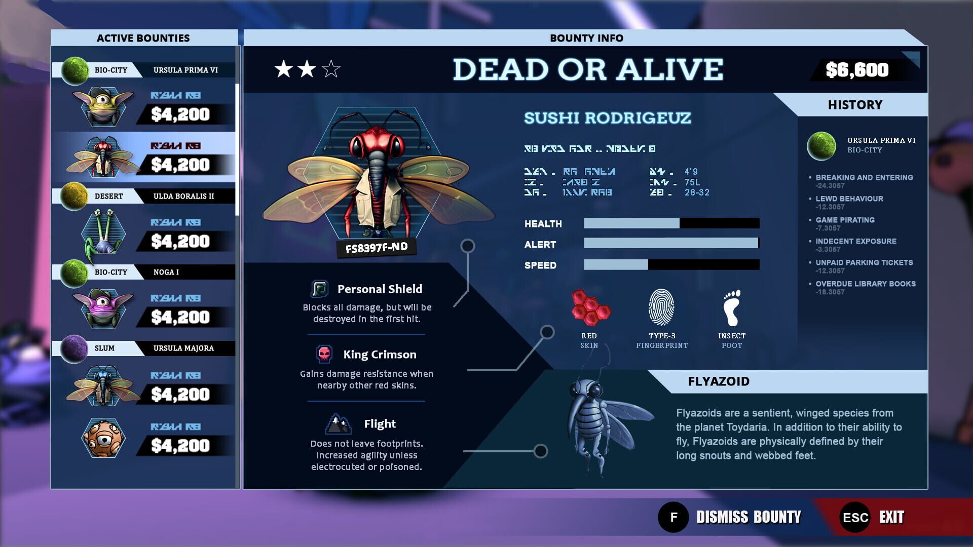 Alien Bounty - Screenshot
