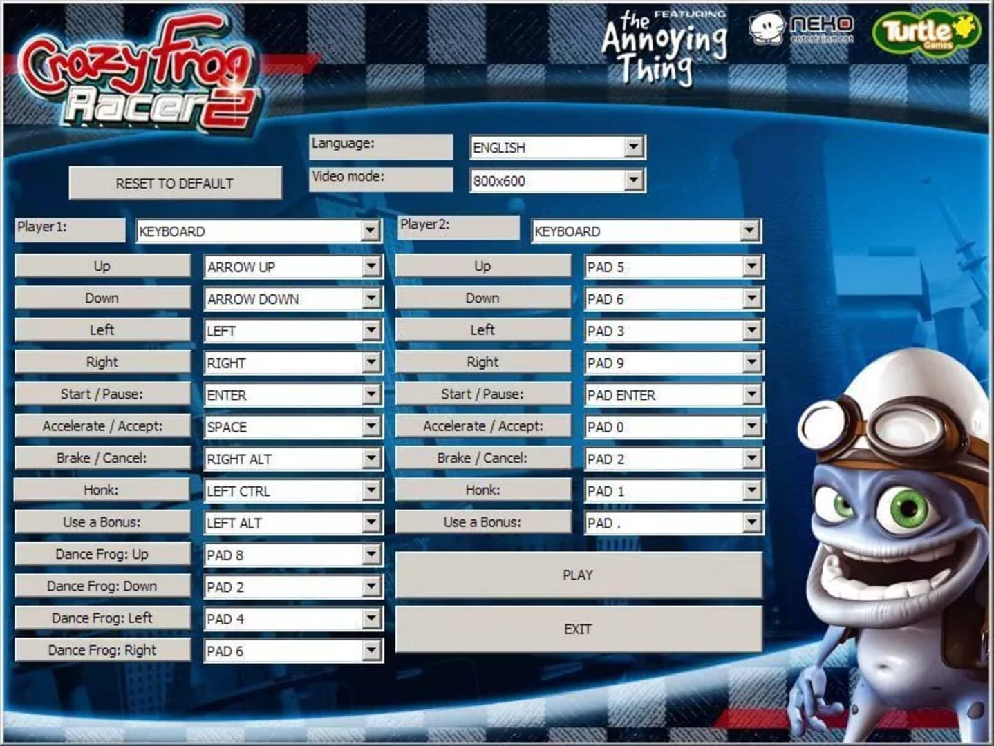 Captura de pantalla - Crazy Frog Arcade Racer