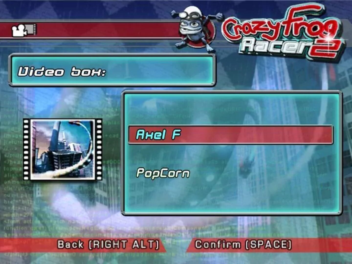 Captura de pantalla - Crazy Frog Arcade Racer