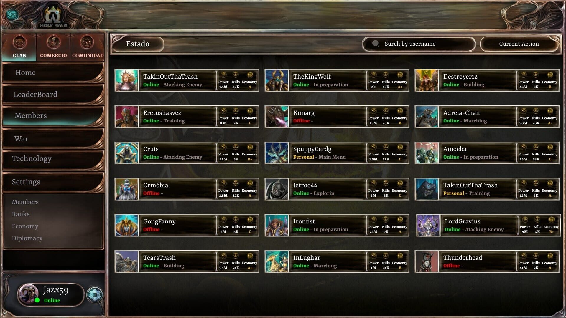 Holy War - Screenshot