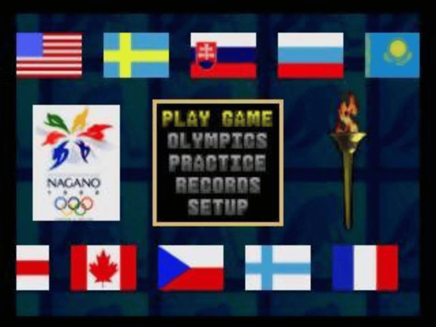 Olympic Hockey 98 screenshot