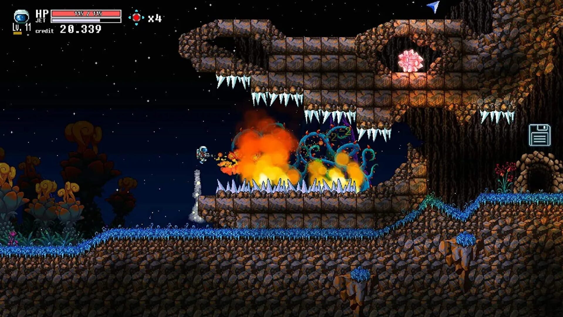 Willy Jetman: Astromonkey's Revenge - Sweeper's Edition - Screenshot