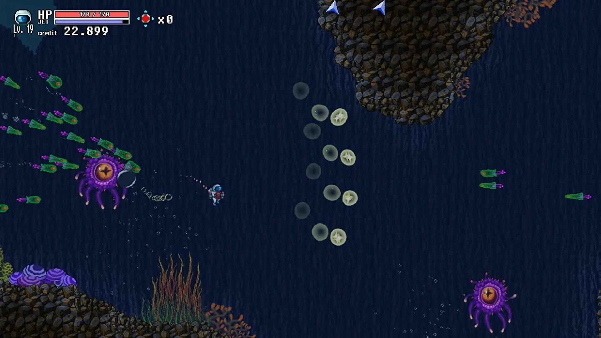 Willy Jetman: Astromonkey's Revenge - Sweeper's Edition - Screenshot