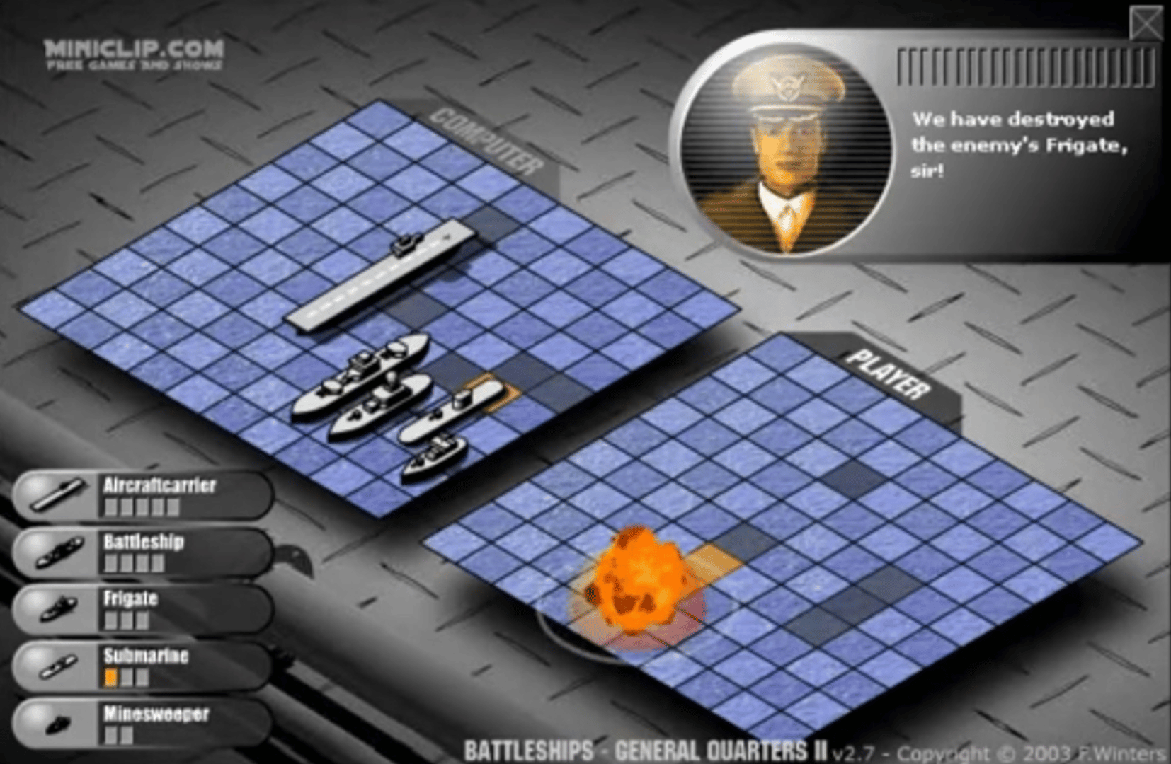 Battleships General Quarters screenshot