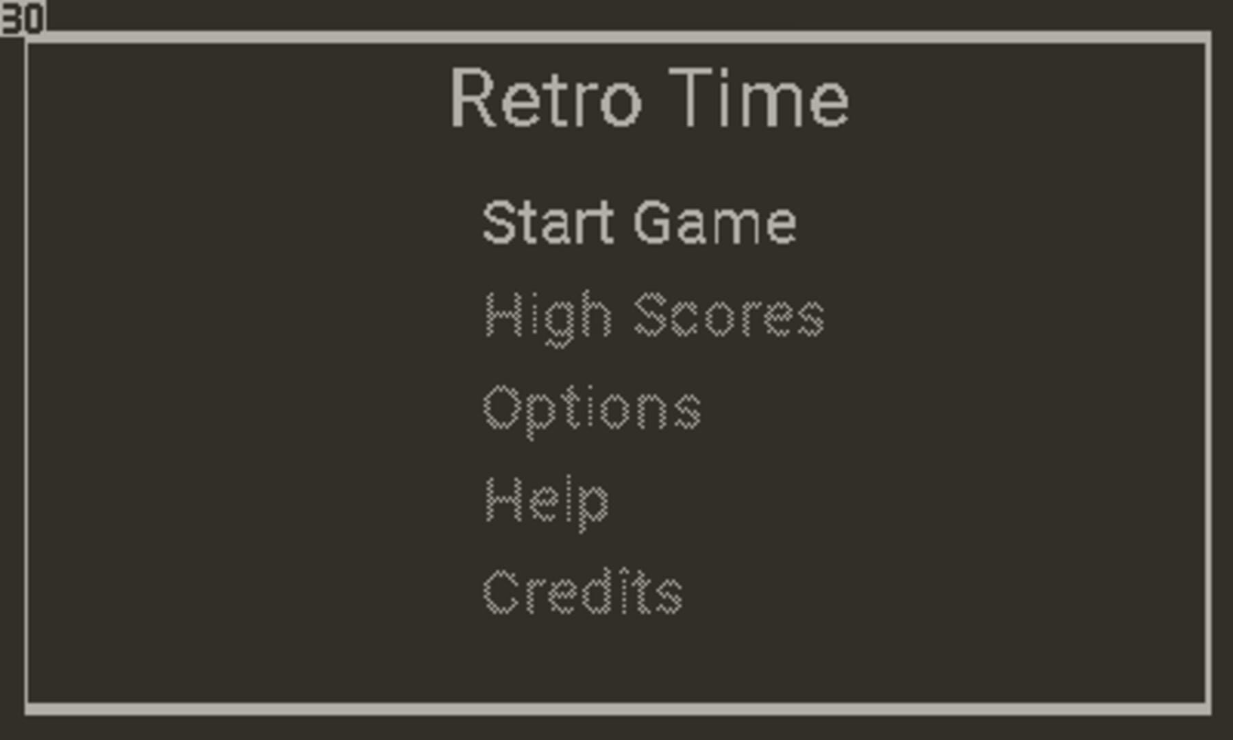 Captura de pantalla - RetroTime Playdate