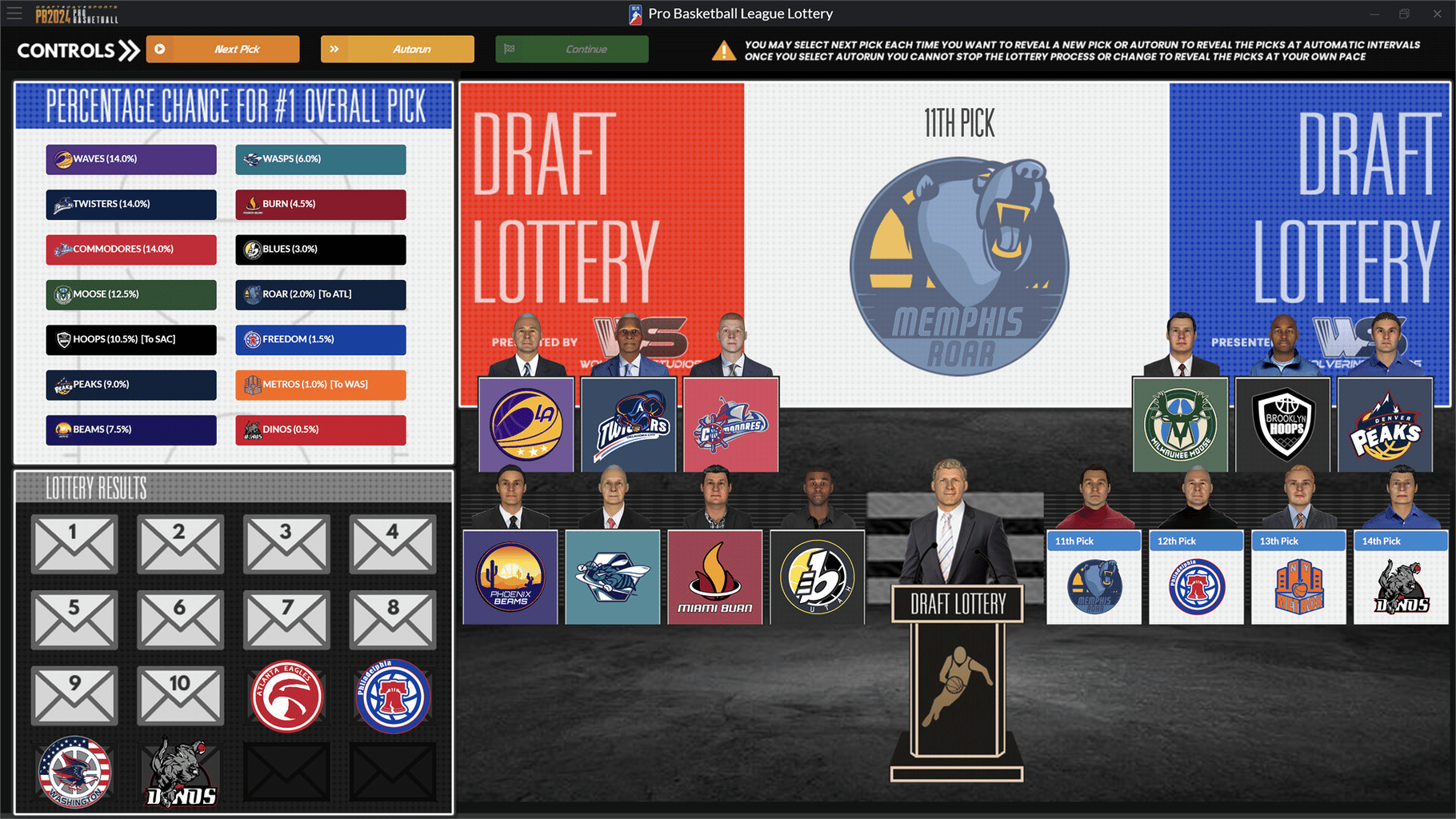 Draft Day Sports: Pro Basketball 2024 screenshot