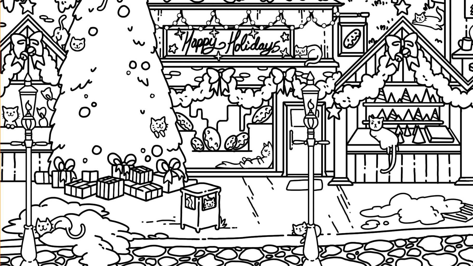 Cats Hidden in Jingle Jam screenshot