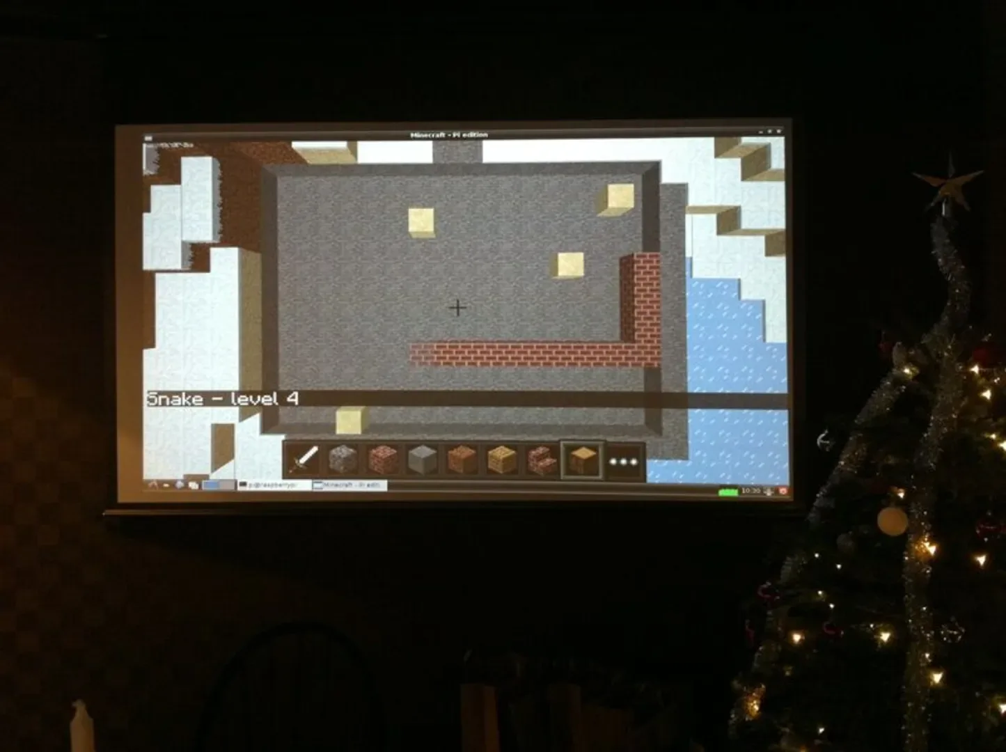 Captura de pantalla - Minecraft: Pi Edition
