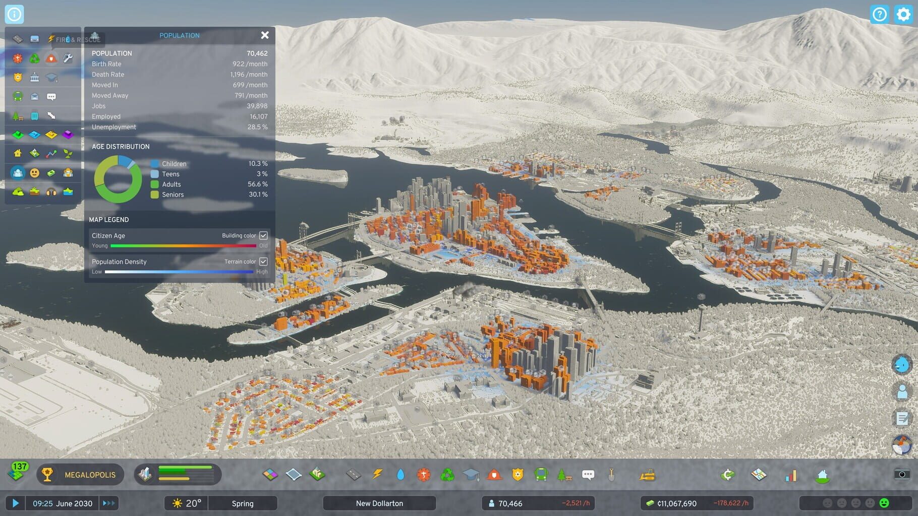 Captura de pantalla - Cities Skylines II: Ultimate Edition