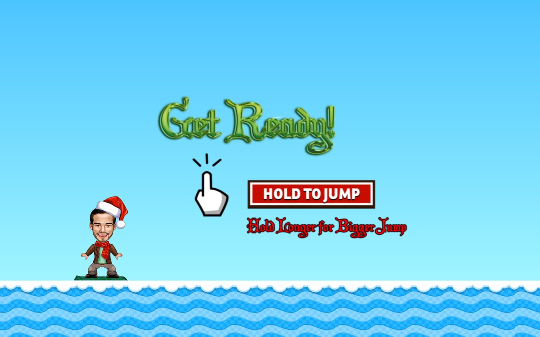 Jumpy 1D: Christmas Edition - Screenshot
