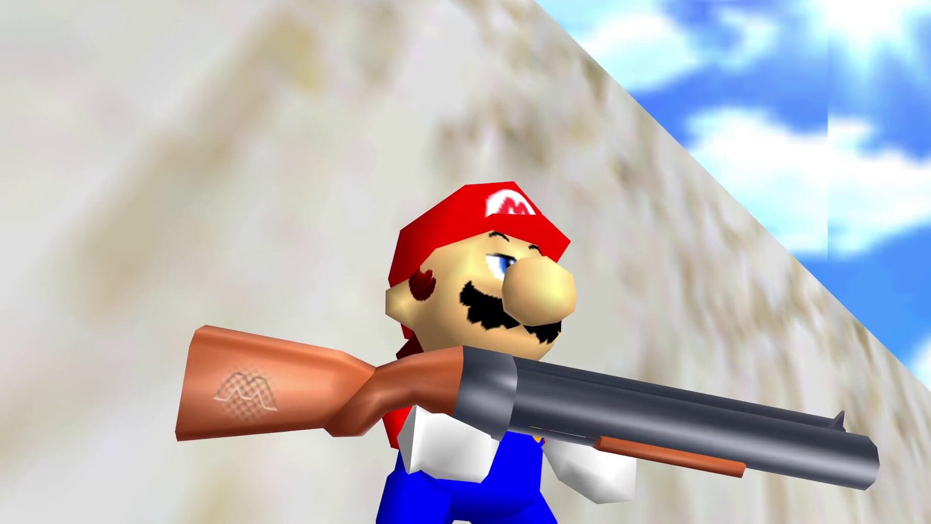 Captura de pantalla - Shotgun Mario 64