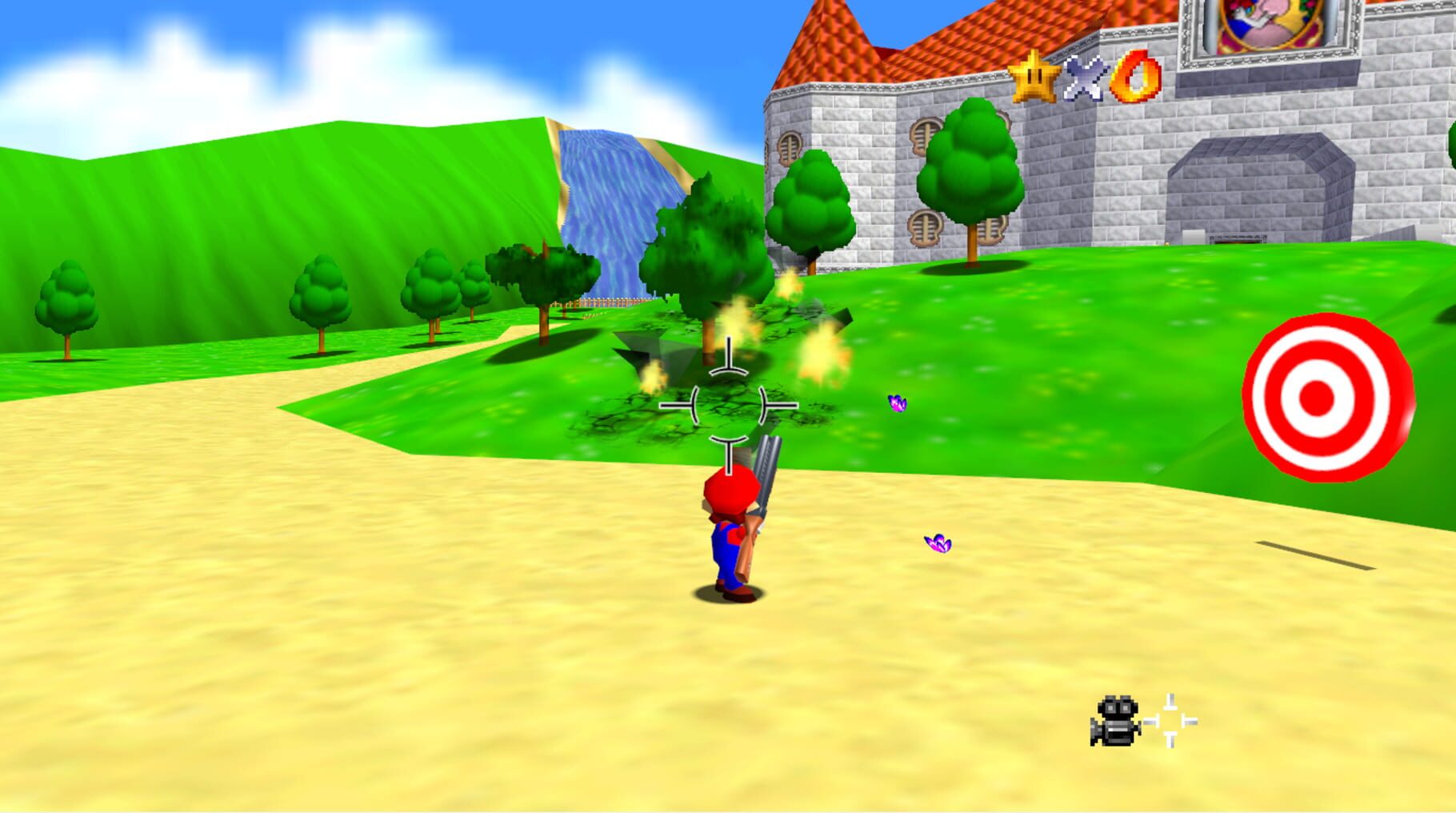 Captura de pantalla - Shotgun Mario 64