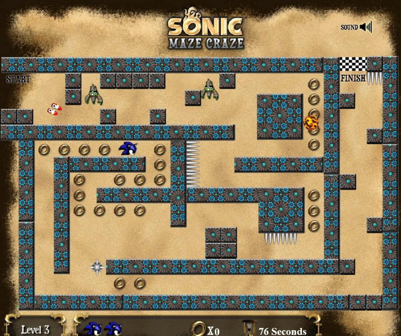 Sonic Maze Craze - Screenshot