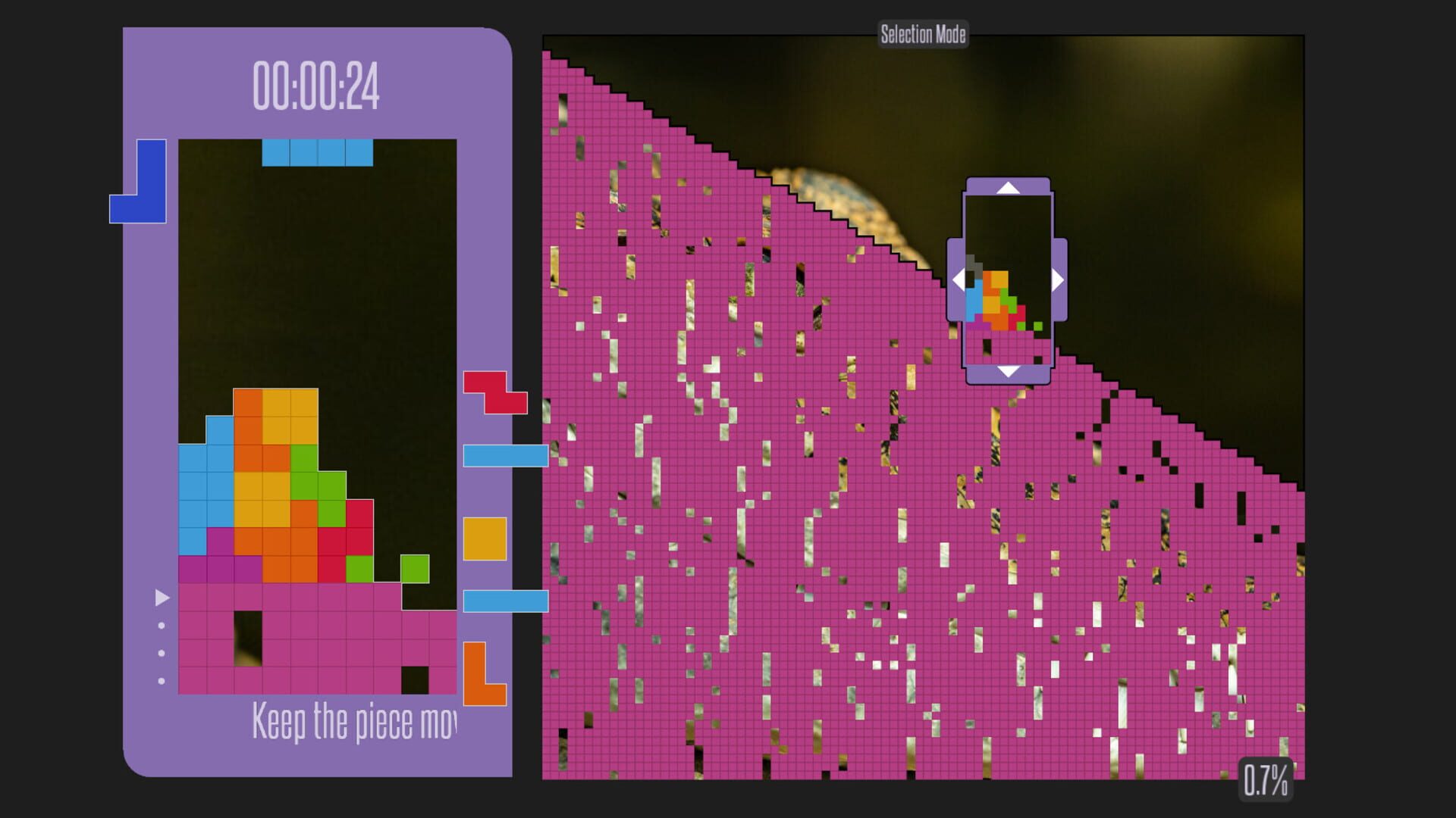 Block Breakin' Logic Downstacker - Screenshot