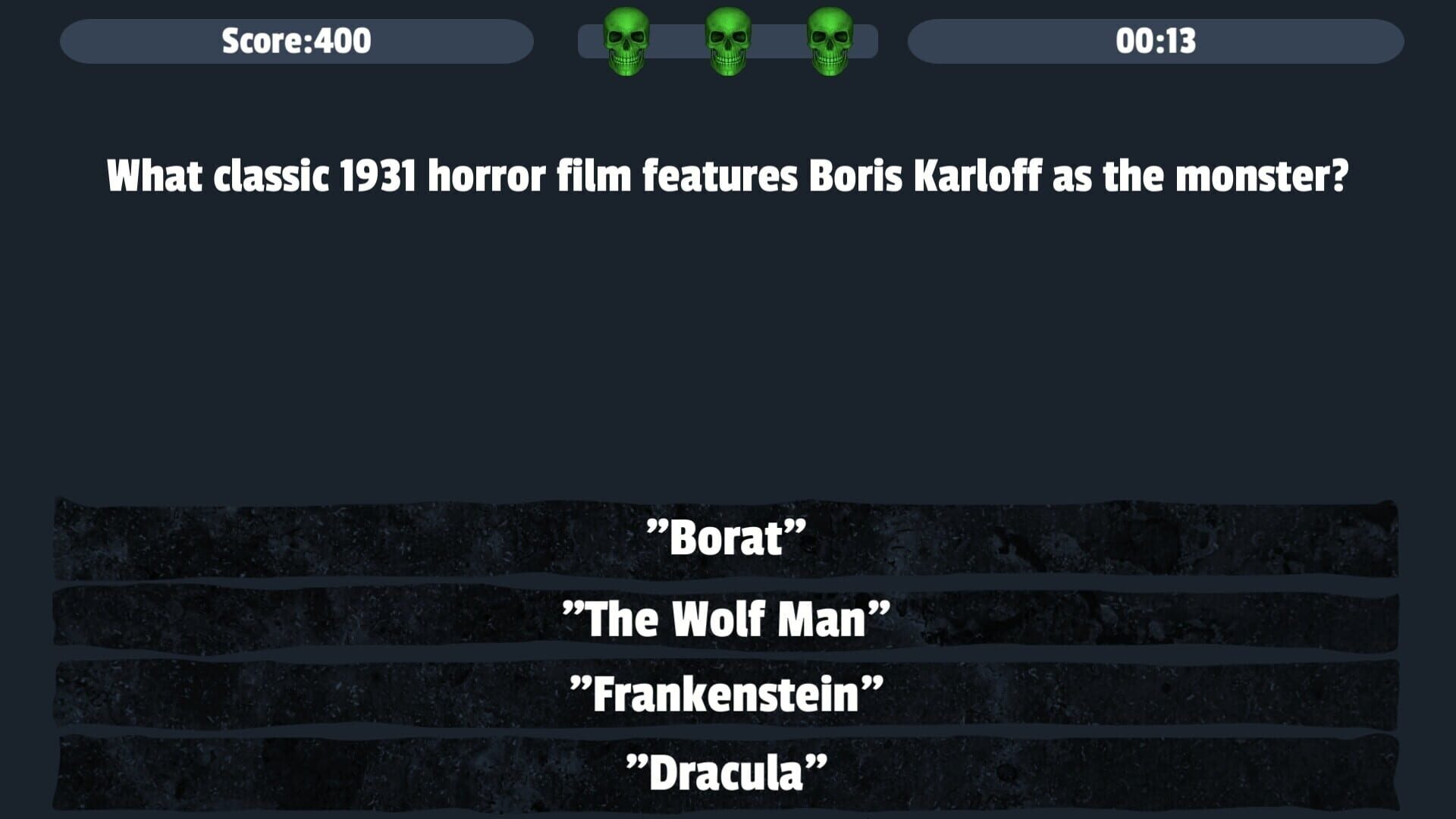 Halloween Sinister Trivia - Screenshot