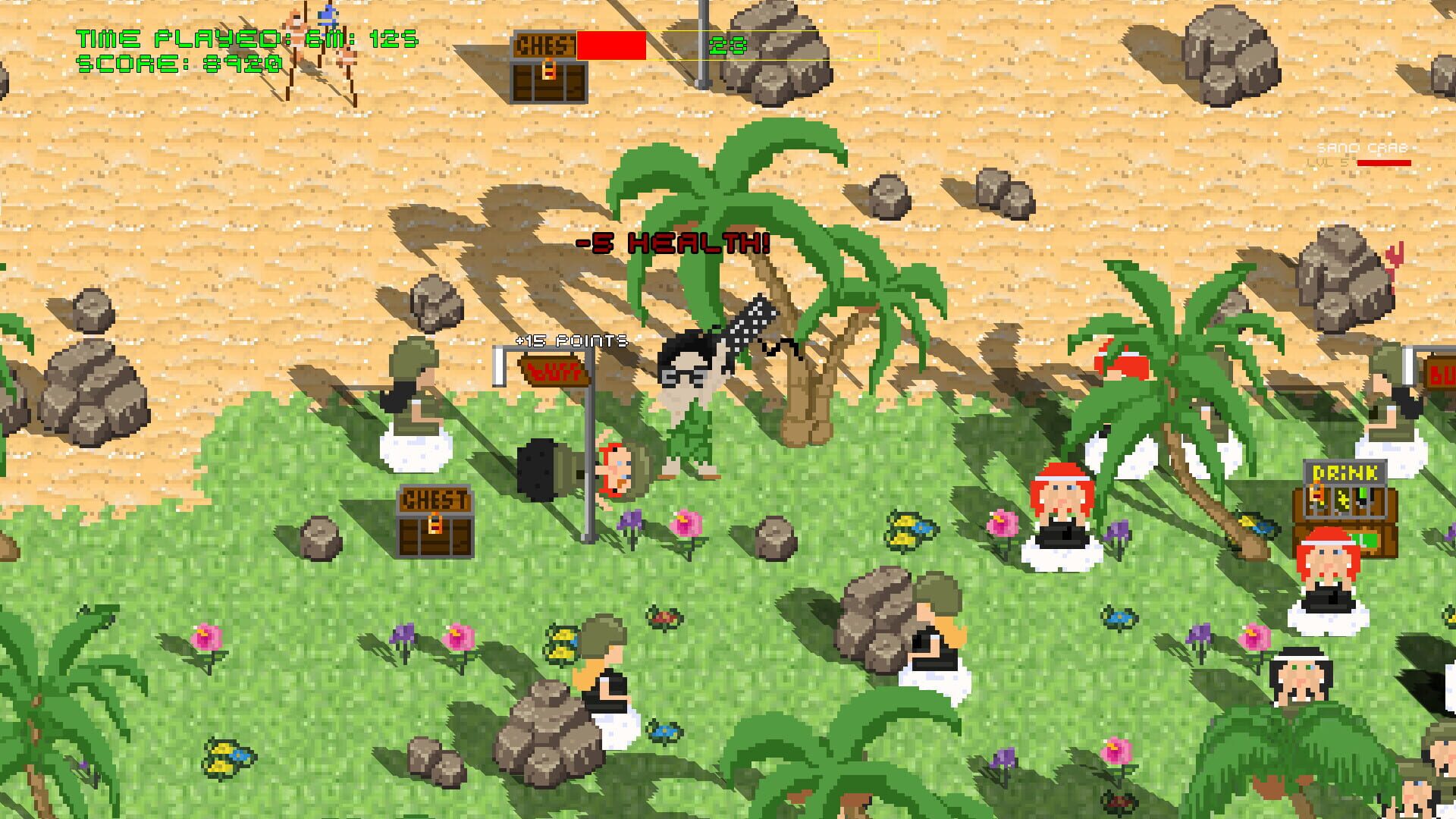 Fighting for Singleship: I am Chased by a Bunch of Women But I Just Want to Play Video Games - Screenshot