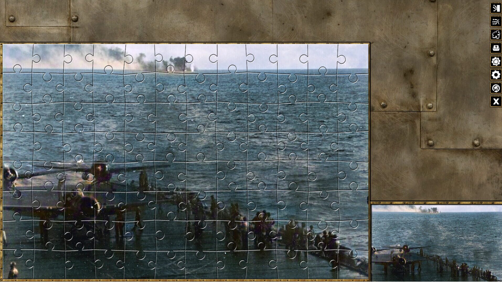 Pixel Puzzles World War II Jigsaws: Pack - Battle Off Samar - Screenshot