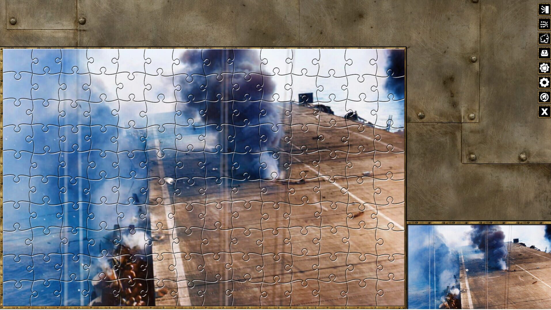 Pixel Puzzles World War II Jigsaws: Pack - Battle Off Samar - Screenshot