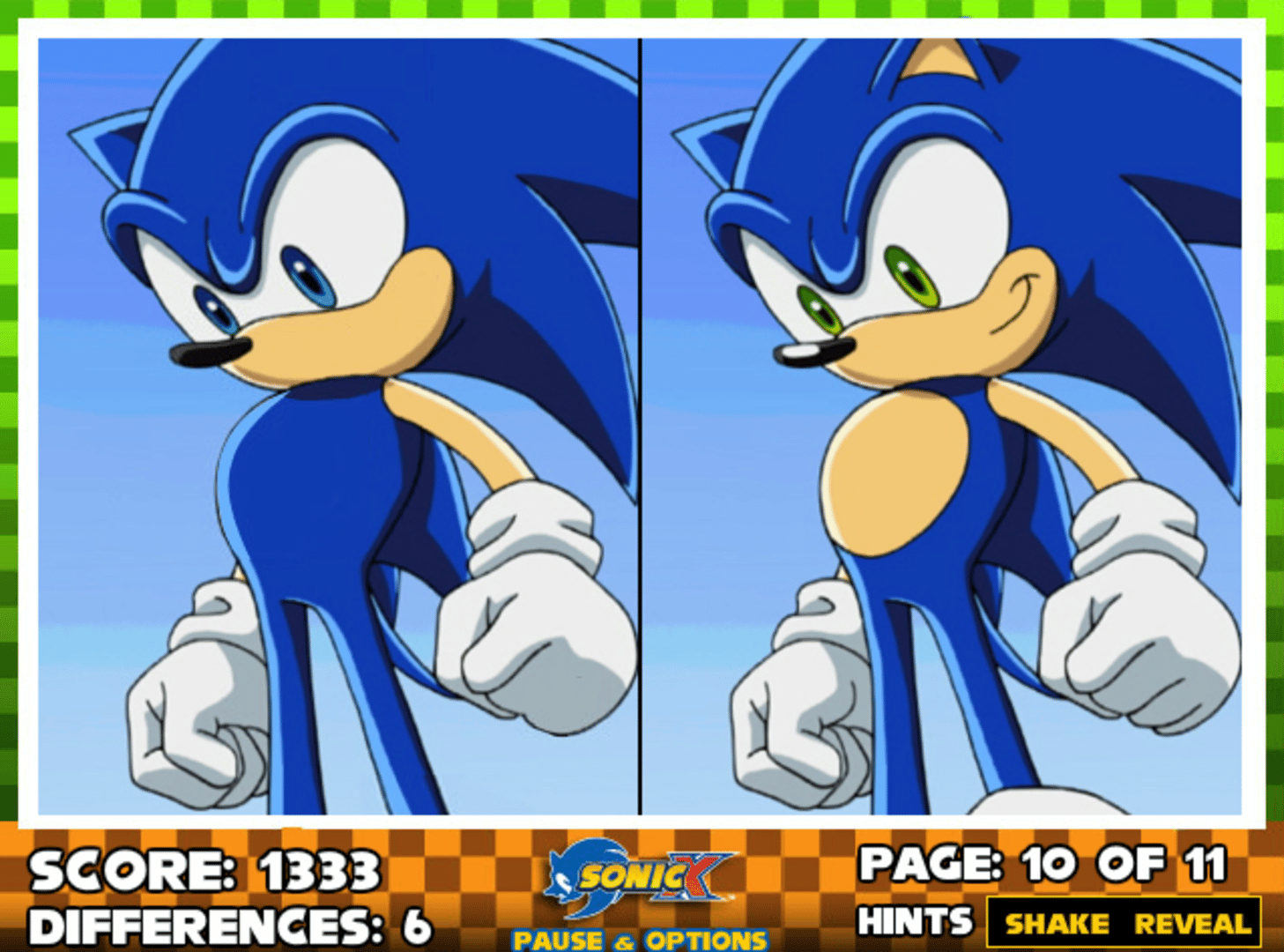 Sonic X: Speed Spotter screenshot