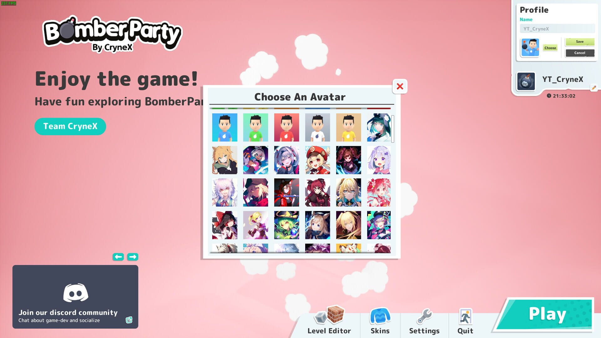 Bomber Party: Anime Avatars - Screenshot