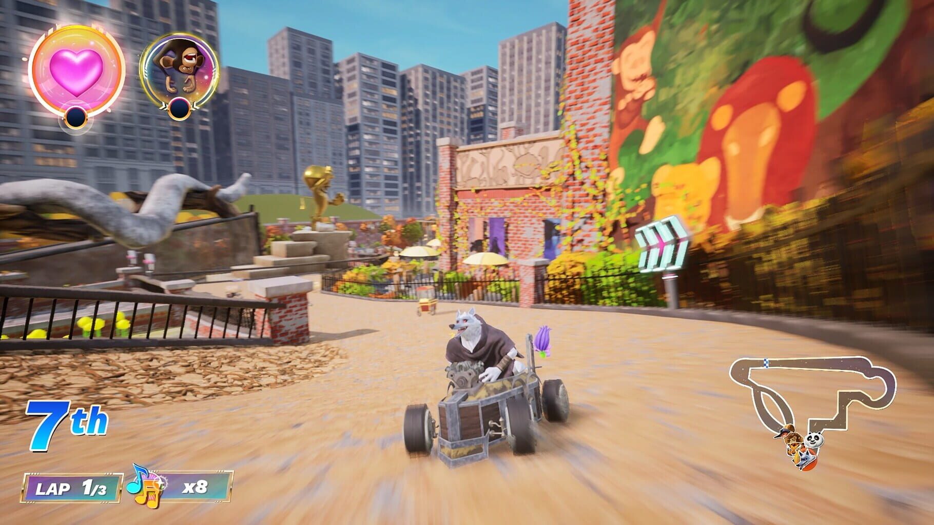 Captura de pantalla - DreamWorks All-Star Kart Racing: Rally Edition