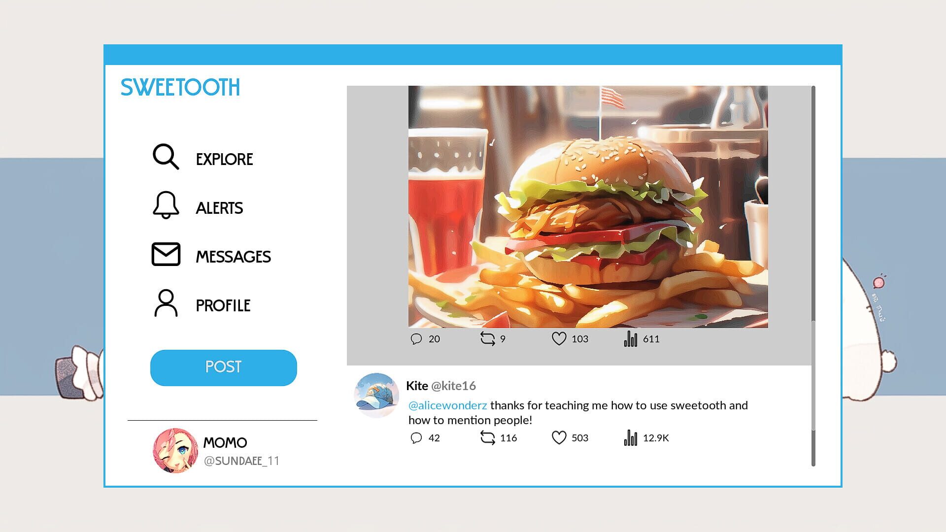 A Social Platform - Screenshot