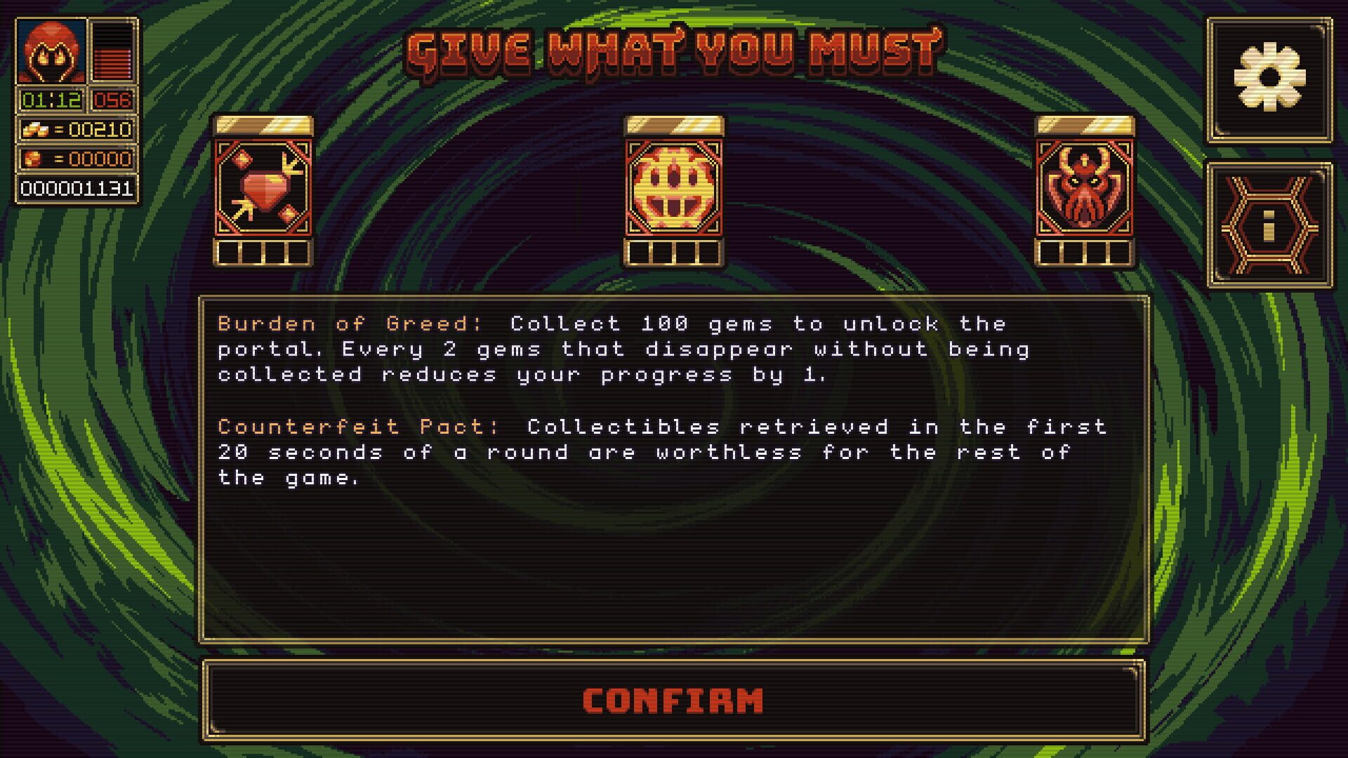 Boons & Burdens - Screenshot
