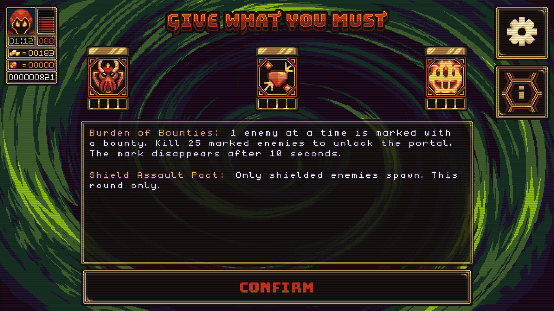 Boons & Burdens - Screenshot