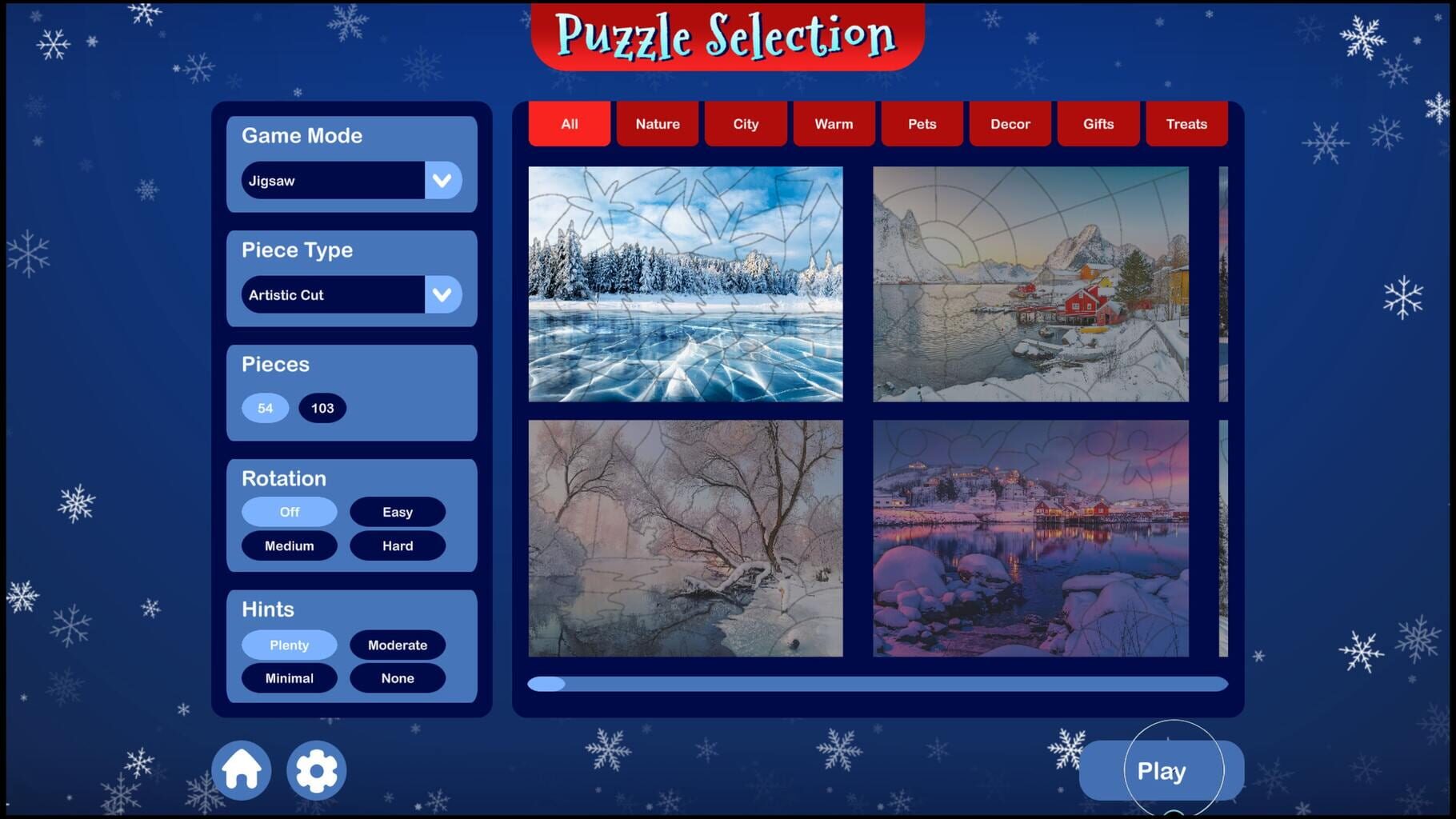 Captura de pantalla - Puzzle Vacations: Christmas