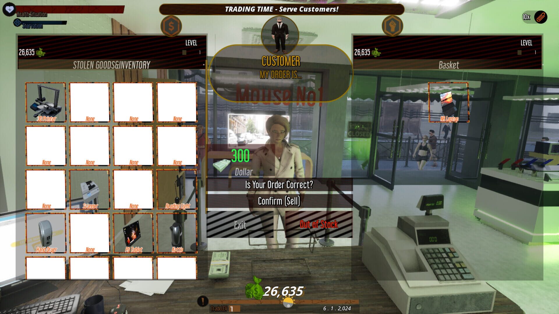 Burglar's Bazaar - Screenshot