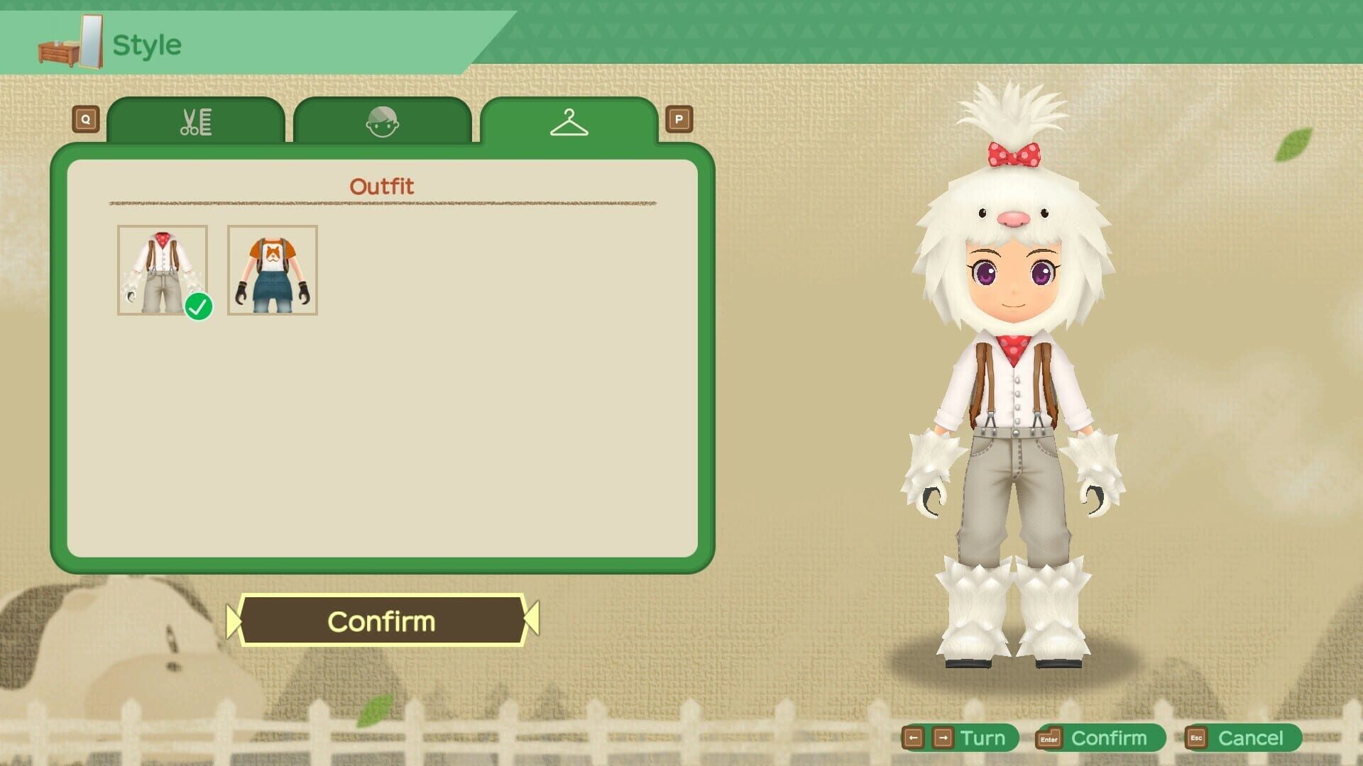 Story of Seasons: A Wonderful Life - Mukumuku Outfit - Screenshot