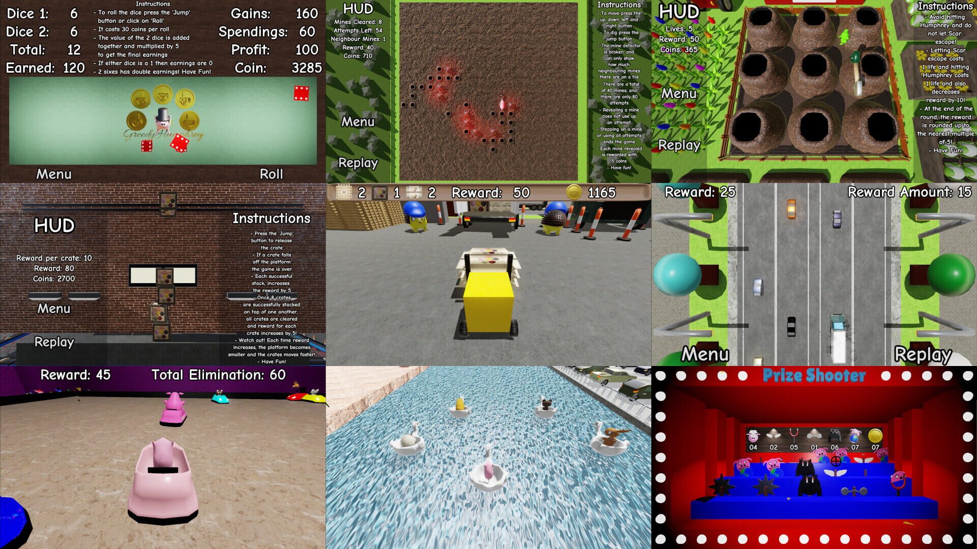 Hungry Humphrey: Eat The World - Screenshot