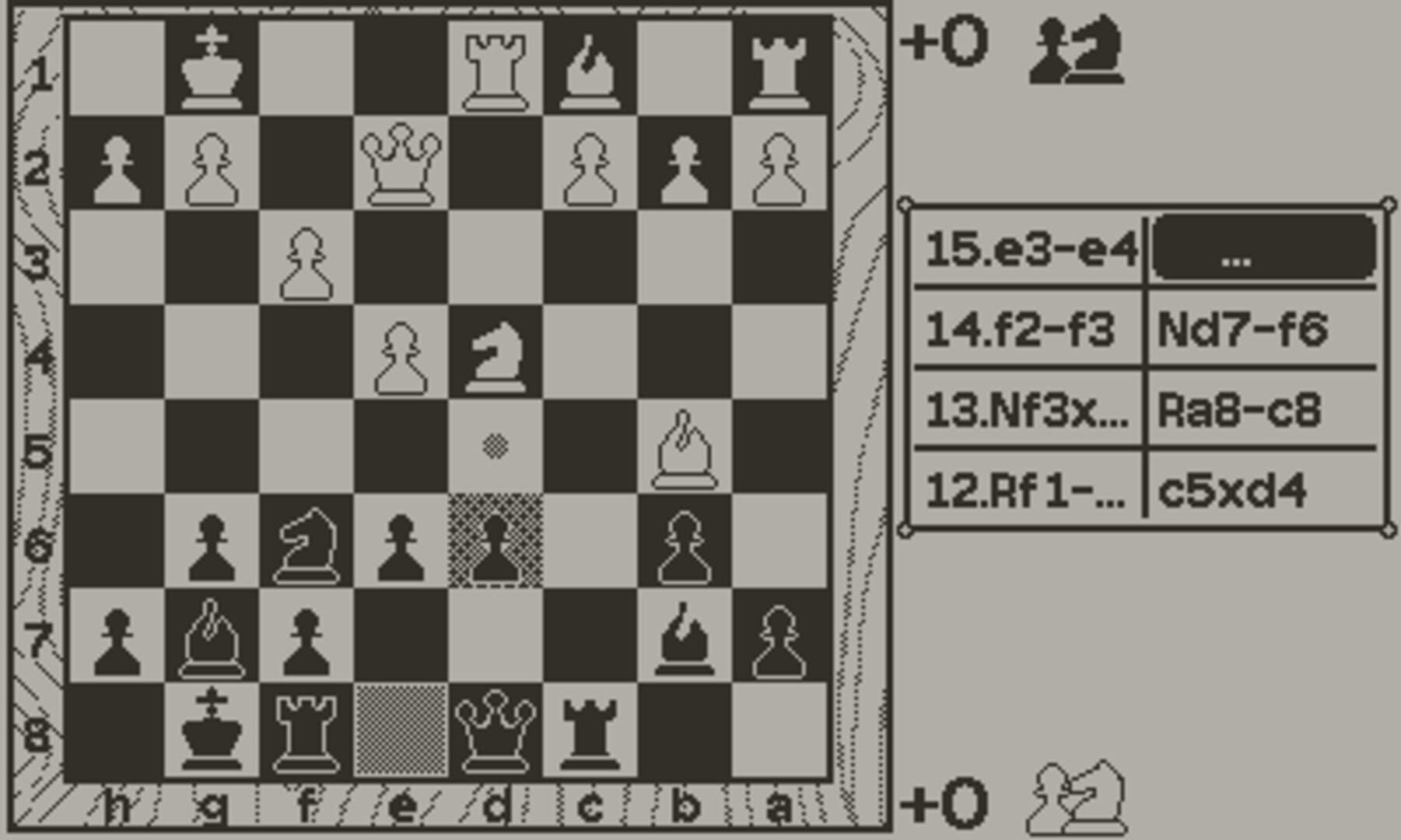 Chess For Playdate - Screenshot