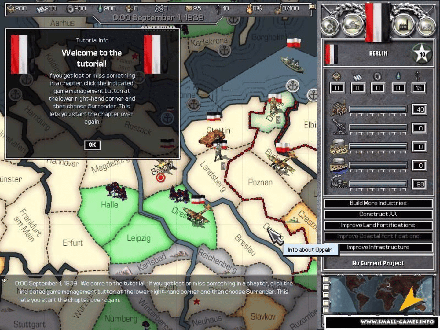 Hearts of Iron screenshot