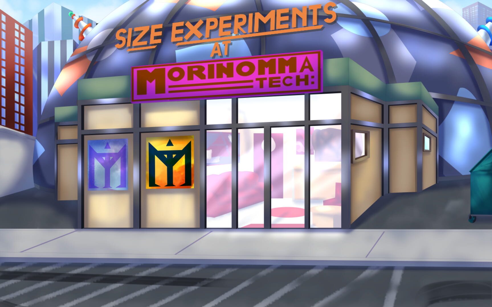 Size Experiments at Morinomma Tech - Screenshot