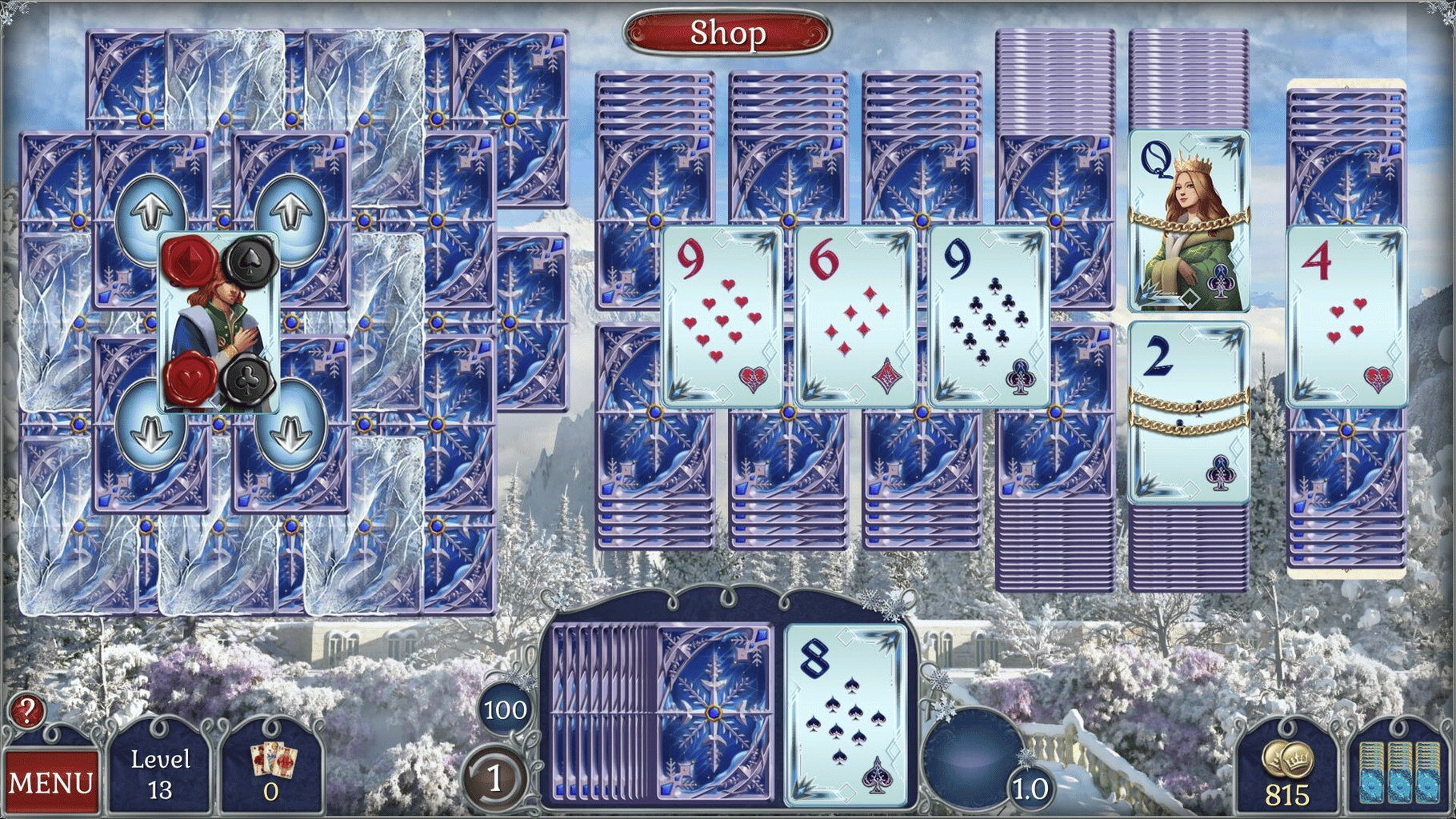 Jewel Match Solitaire Winterscapes 2: Collector's Edition screenshot