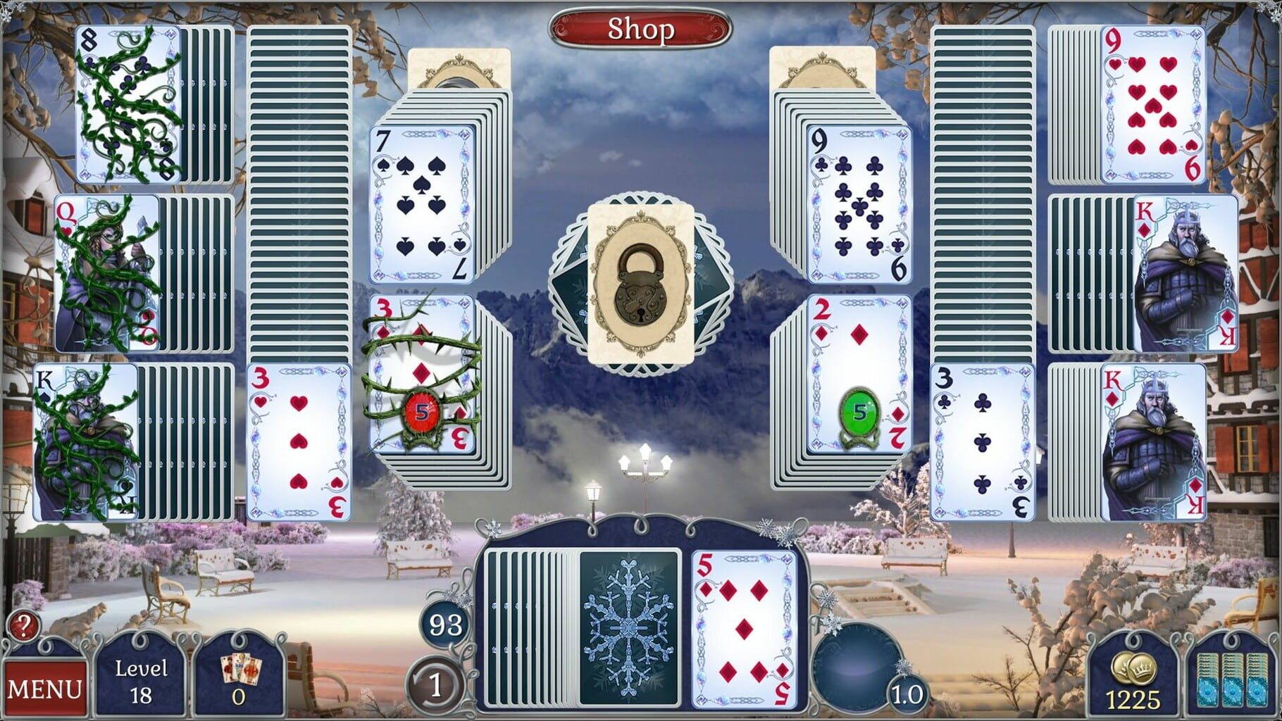 Captura de pantalla - Jewel Match Solitaire Winterscapes 2: Collector's Edition