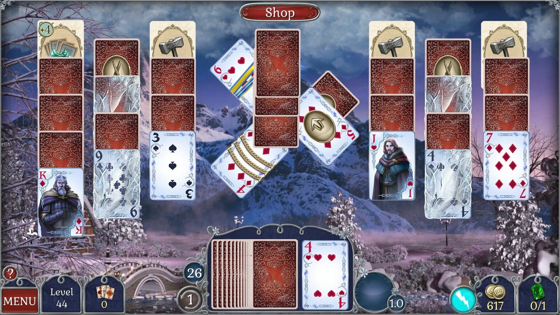 Captura de pantalla - Jewel Match Solitaire Winterscapes 2: Collector's Edition