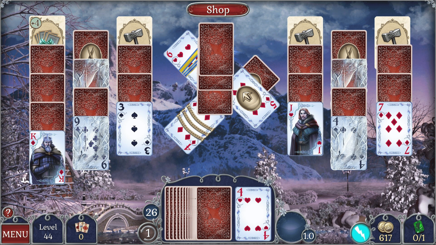 Jewel Match Solitaire Winterscapes 2: Collector's Edition screenshot