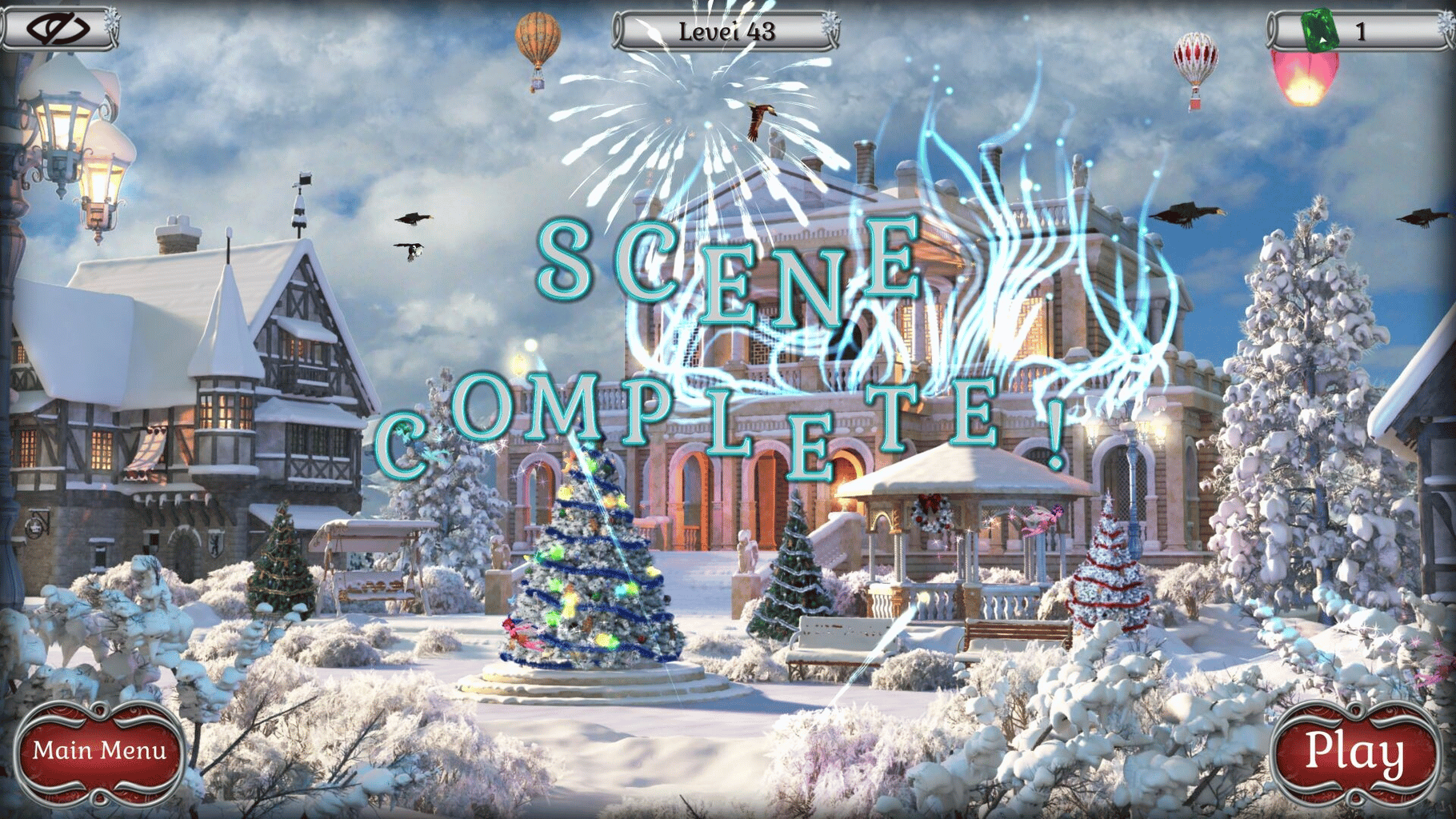 Jewel Match Solitaire Winterscapes 2: Collector's Edition screenshot