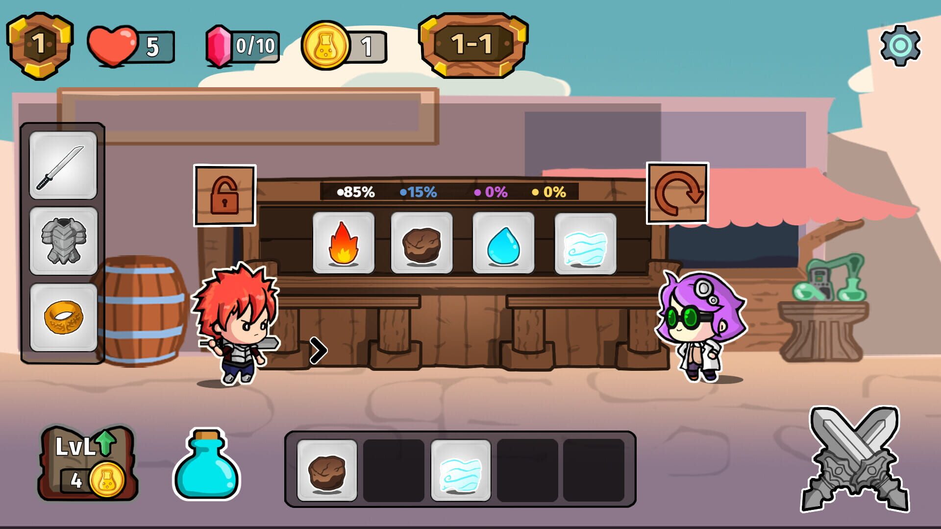 Battle Alchemy: Autobattler - Screenshot