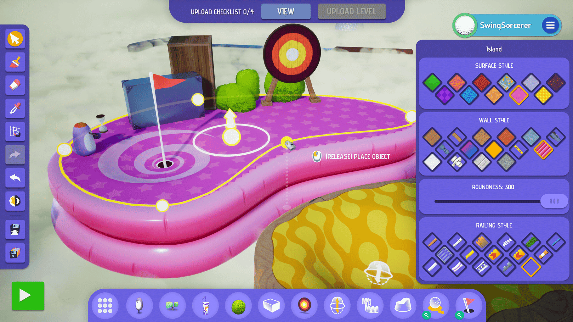 Minigolf Galaxy screenshot