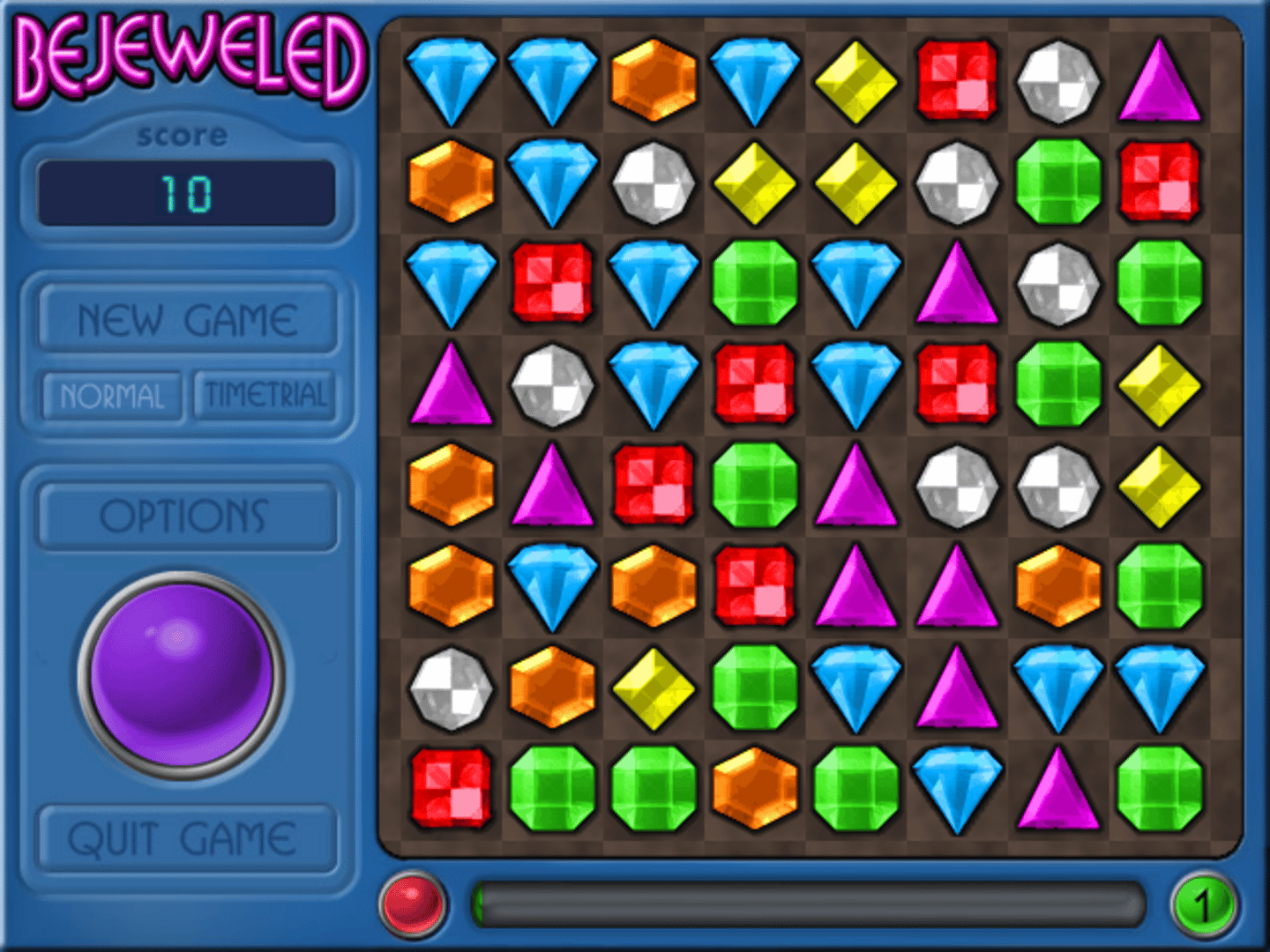 Bejeweled screenshot